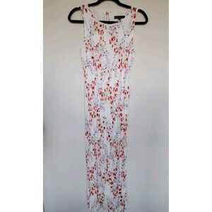 Banana Republic Womens Floral Pleated Maxi Dress Size Small